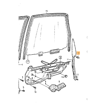 pakking Volvo V70 (-2000)  V70 XC (-2000): kofferklep sleutelgat