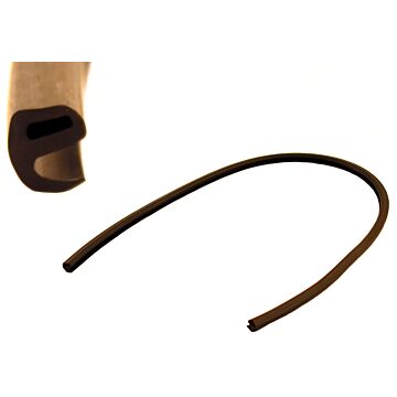 Rubber achterportier 445+210 Duett midden op linker deur