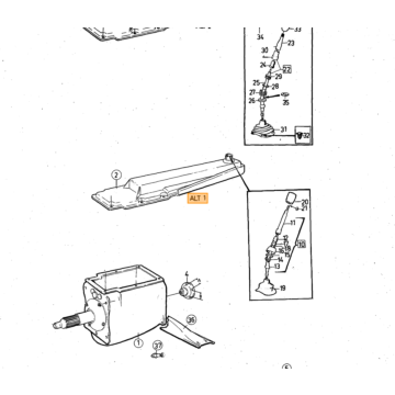 afstelring veiligheidsring versnellingsbak  2.7mm dik p1800 amazon pv p210 M40 M41