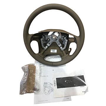 stuurwiel S80 oak leer nieuw beige/zandkleur
