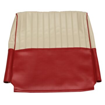 Bekleding PV544 stoelhoes rug rood-beige vinyl 25-144