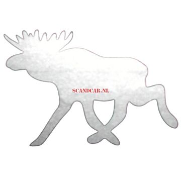 Sticker Eland 90mm zilver