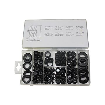 Doorvoerrubbers assortiments 125 delig