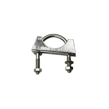 Uitlaat klem 48 mm RVS