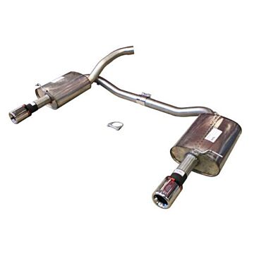 RVS Sport Einddemper Set Volvo 850 - S70 - V70 - XC70 AWD XC70 I 2.3-2.5T uitlaat