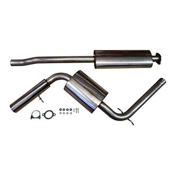 RVS Sportuitlaatsysteem Catback Volvo V70 - XC70 2000-2004 AWD zonder haldex