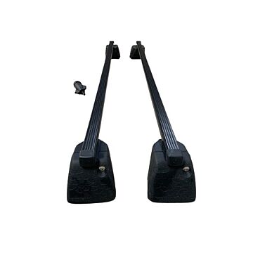 Portaequipajes, Set de Rieles de Techo, Rieles de Techo, Barras de Techo, Original Volvo, Volvo XC60 hasta 2017 para rieles de techo integrados, Usado.