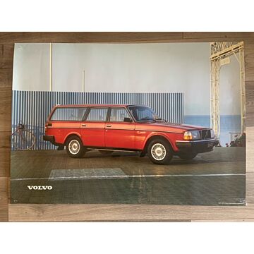 Póster Volvo 240, reproducción original, formato B1 70 x 100 cm