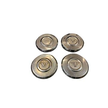 Tapa de Rueda Volvo, Set de 4 Piezas, Tapa de Cubo, Tapa de Eje, Cubierta de Rueda, Tapa de Cubo, Volvo Original, Serie Volvo 240, 242, 244, 245 1975-1984, Usado