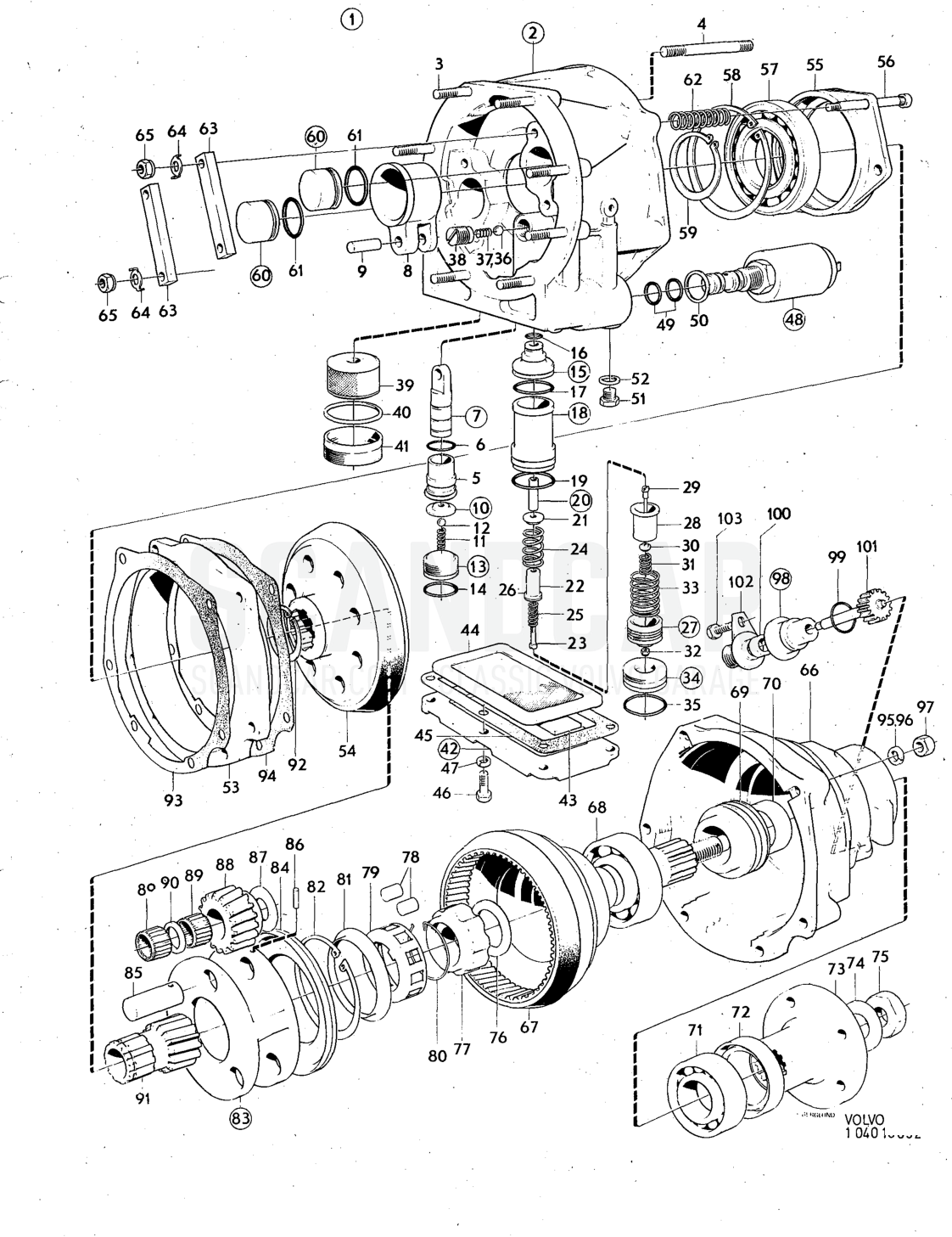 Illustration Sats Kit P-Notes - despiece, Otras piezas, Volvo serie 140 hasta 1972