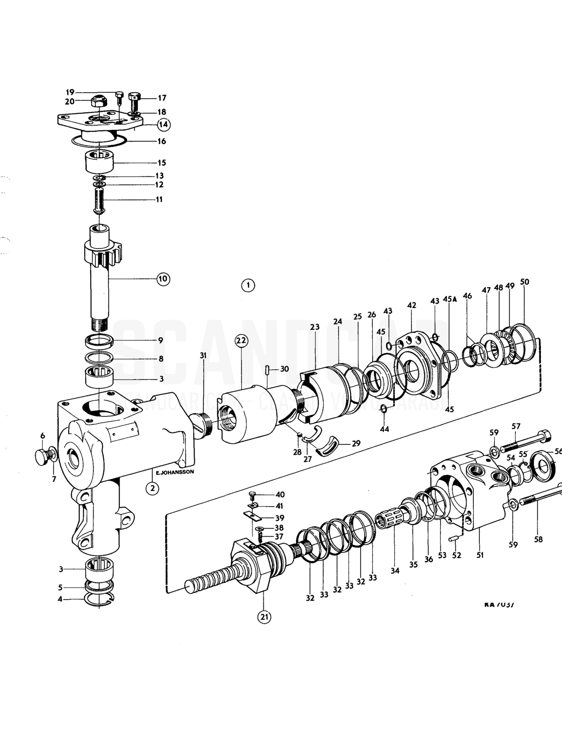 Steering box,ms - despiece, Eje delantero - Ruedas - Dirección, Volvo serie 164 hasta 1975