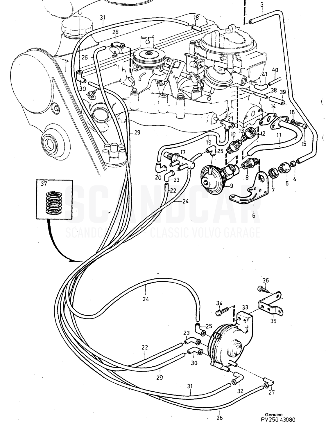 Motor, página 214 - despiece, Volvo serie 240 desde 1988