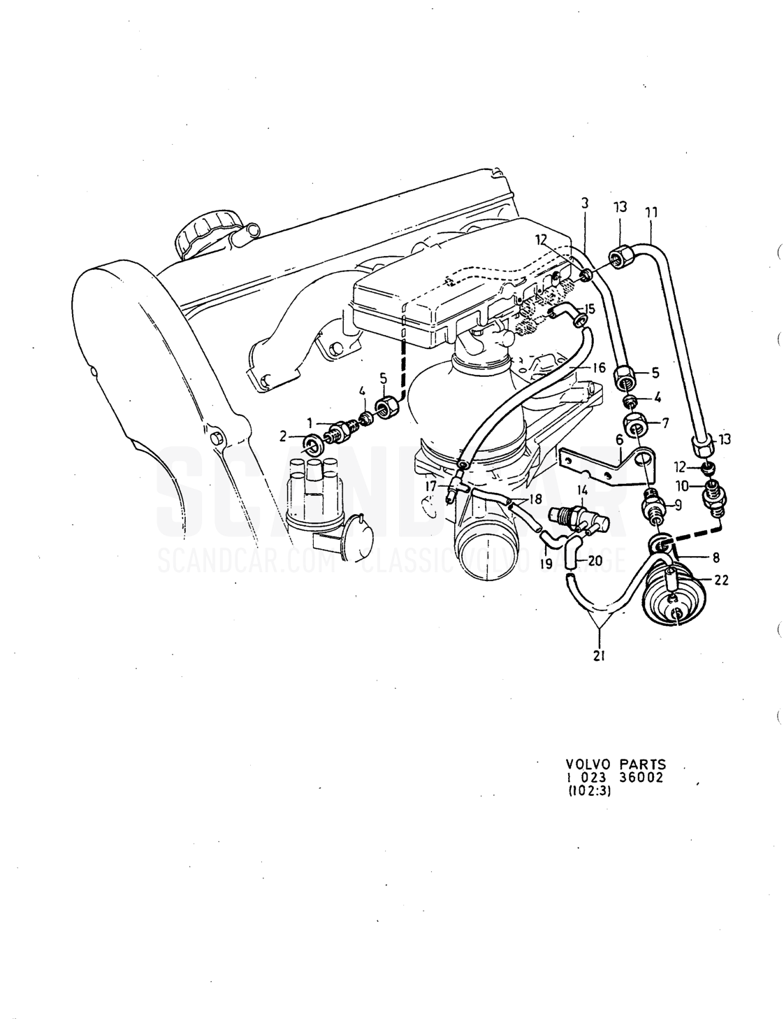 Motor, página 226 - despiece, Volvo serie 240 desde 1988
