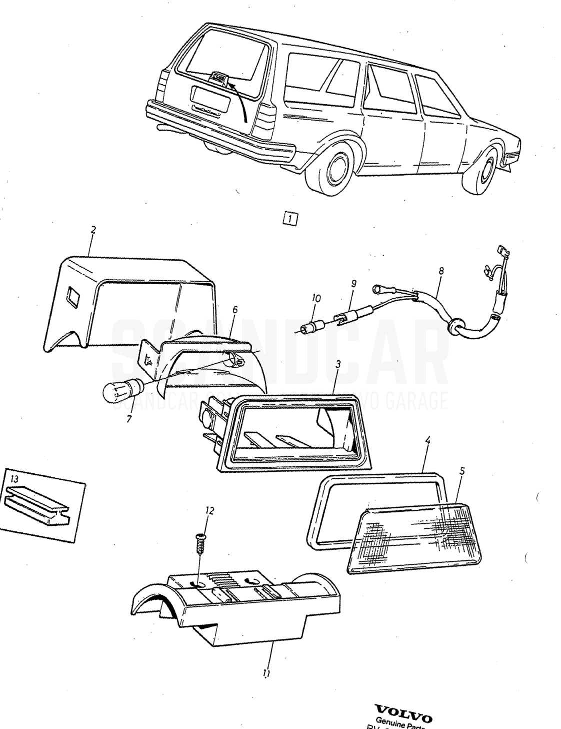 Sistema eléctrico, página 364 - despiece, Volvo serie 240 desde 1988