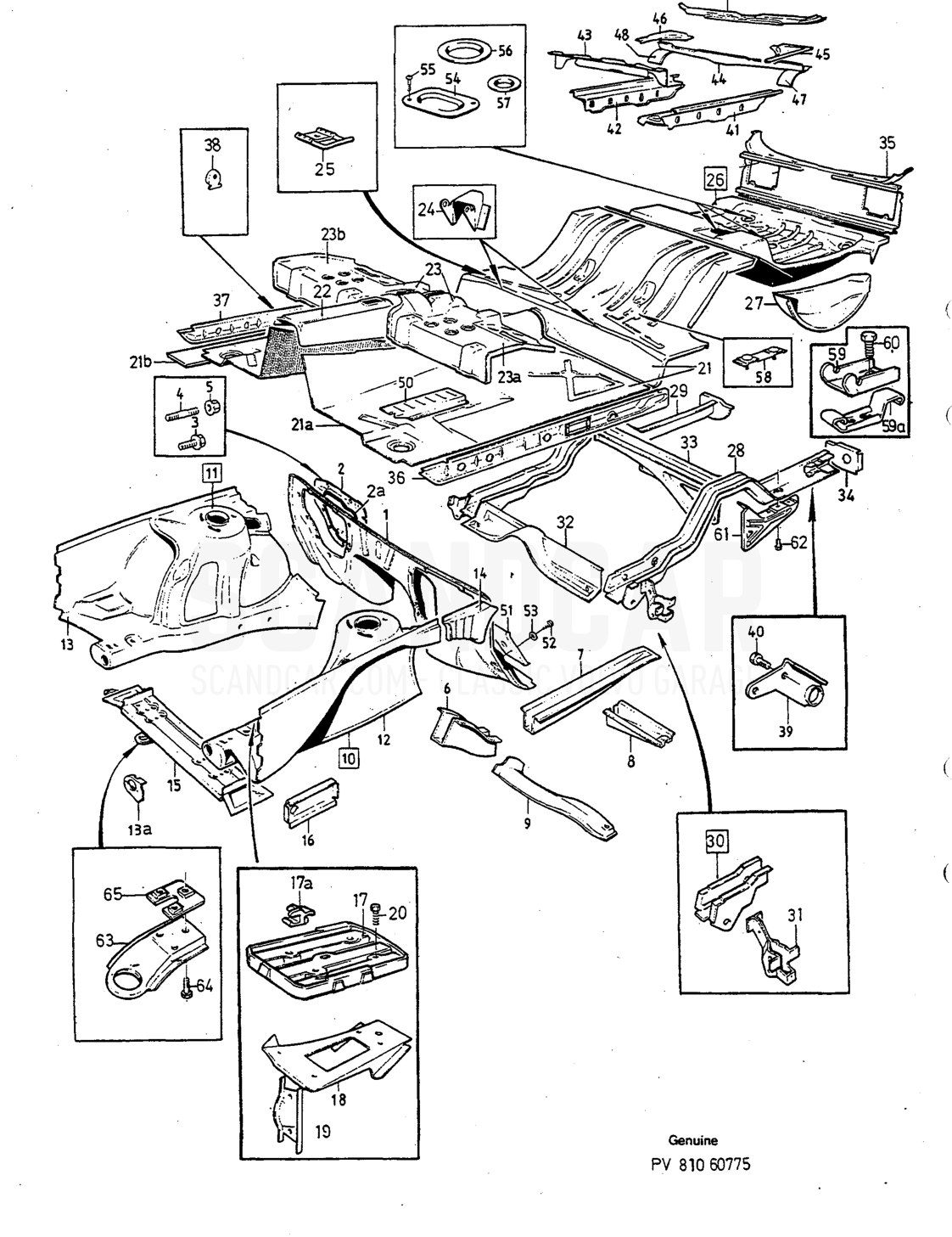 Carrocería e interior, página 790 - despiece, Volvo serie 240 desde 1988
