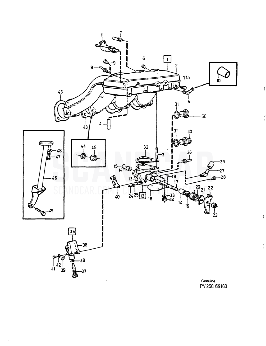 PULSAIR-SYSTEM - despiece, Motor, Volvo serie 740-760 hasta 1984