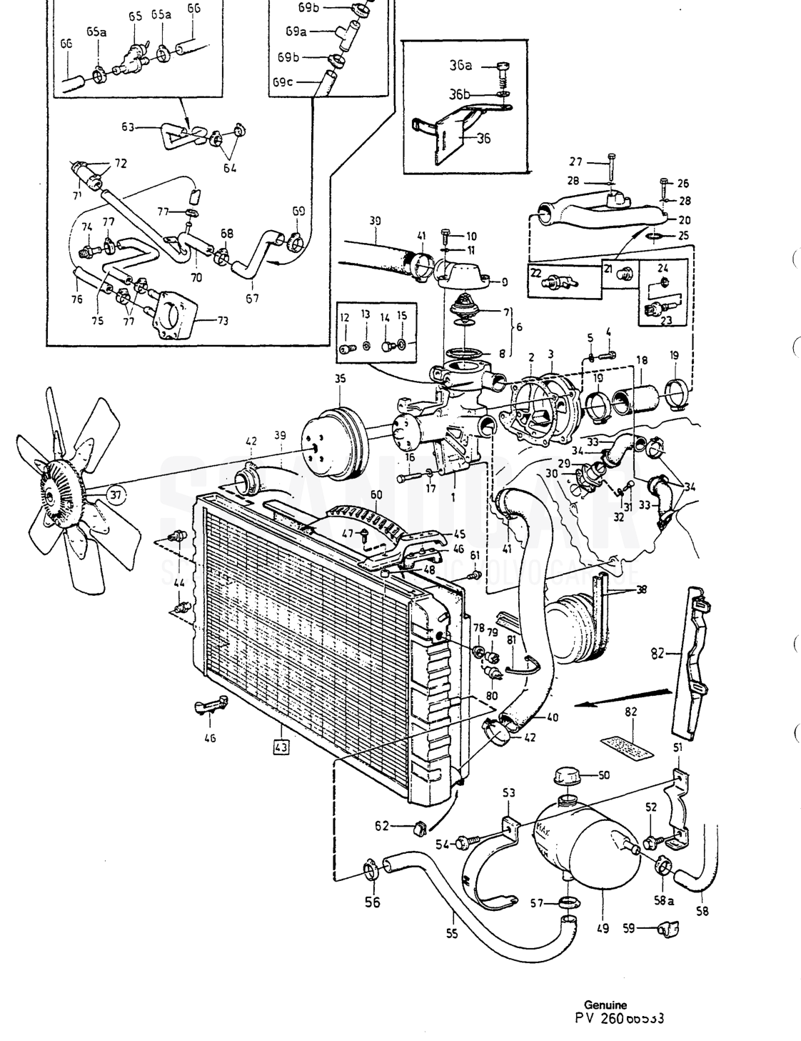 KOHLANLAGE - despiece, Motor, Volvo serie 740-760 hasta 1984