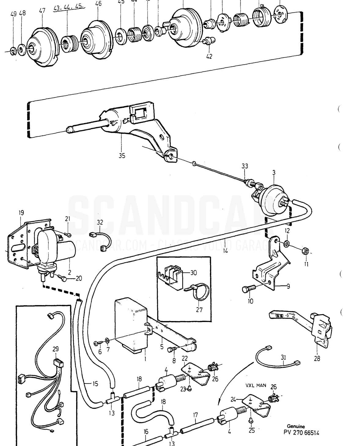 CHOKEREGLER - despiece, Motor, Volvo serie 740-760 hasta 1984