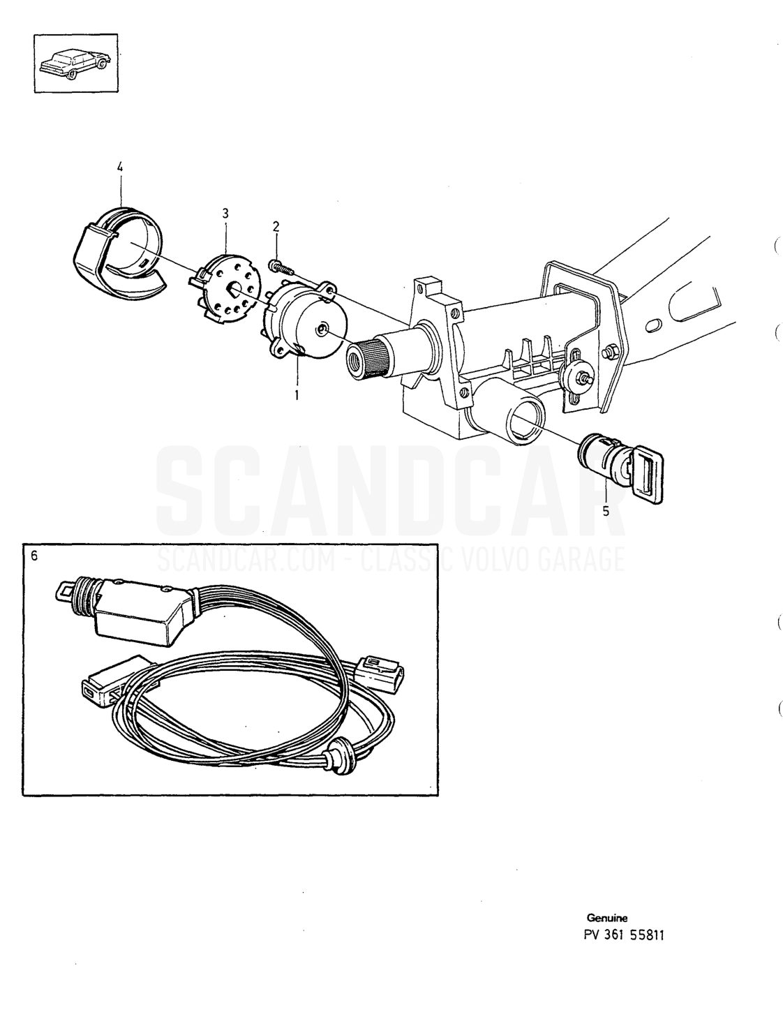 Sistema eléctrico, página 392 - despiece, Volvo serie 850