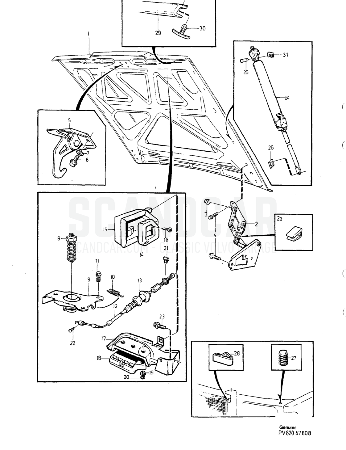 Carrocería e interior, página 1228 - despiece, Volvo serie 940-960 desde 1994