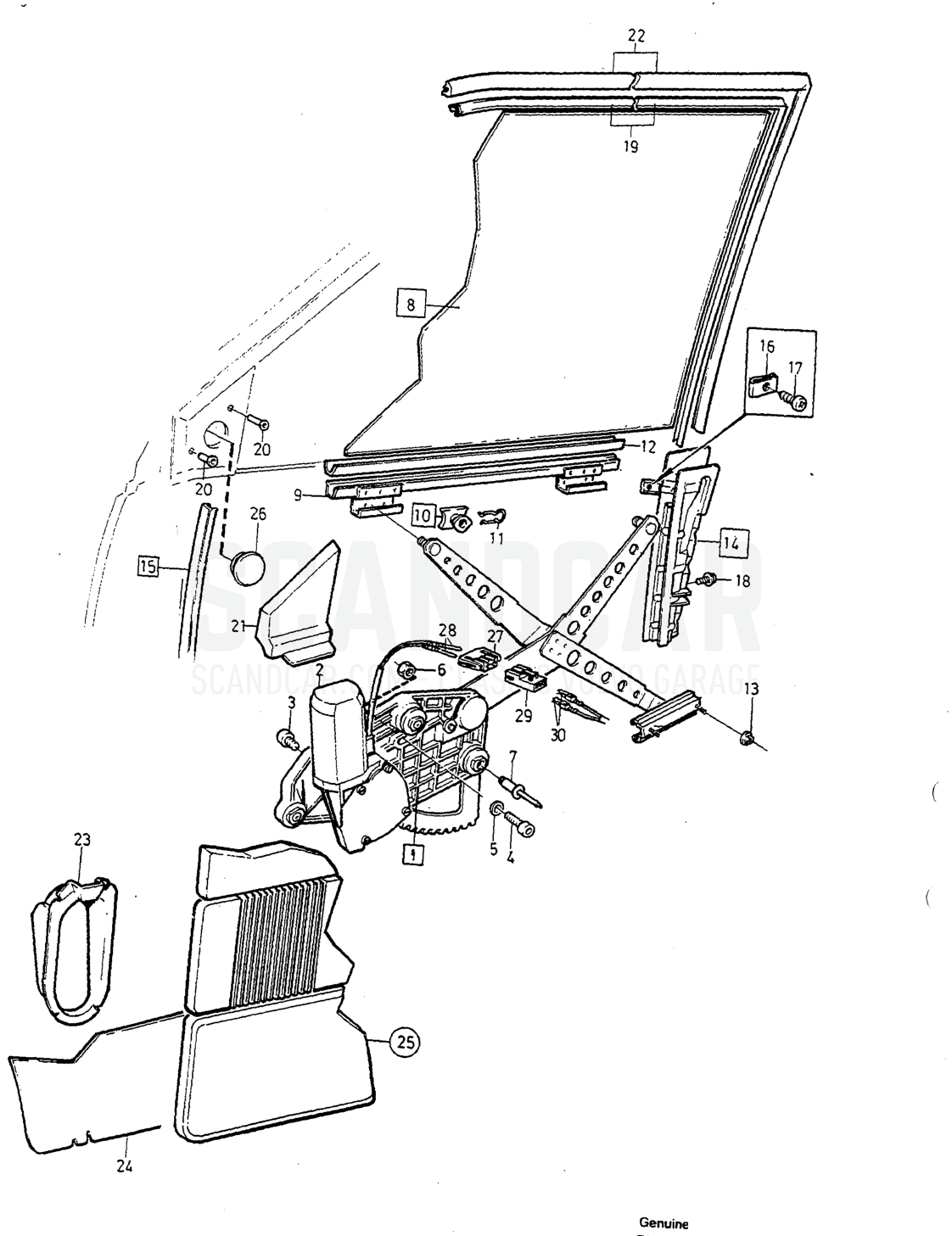 Carrocería e interior, página 1270 - despiece, Volvo serie 940-960 desde 1994