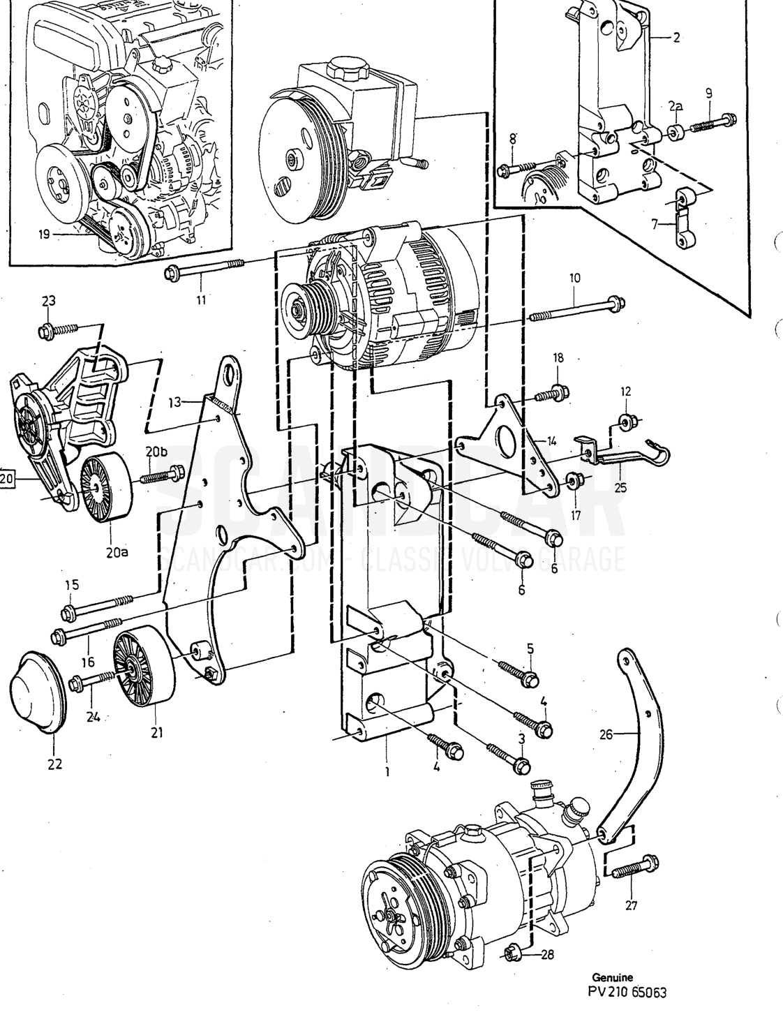 Motor, página 138 - despiece, Volvo serie 940-960 desde 1994