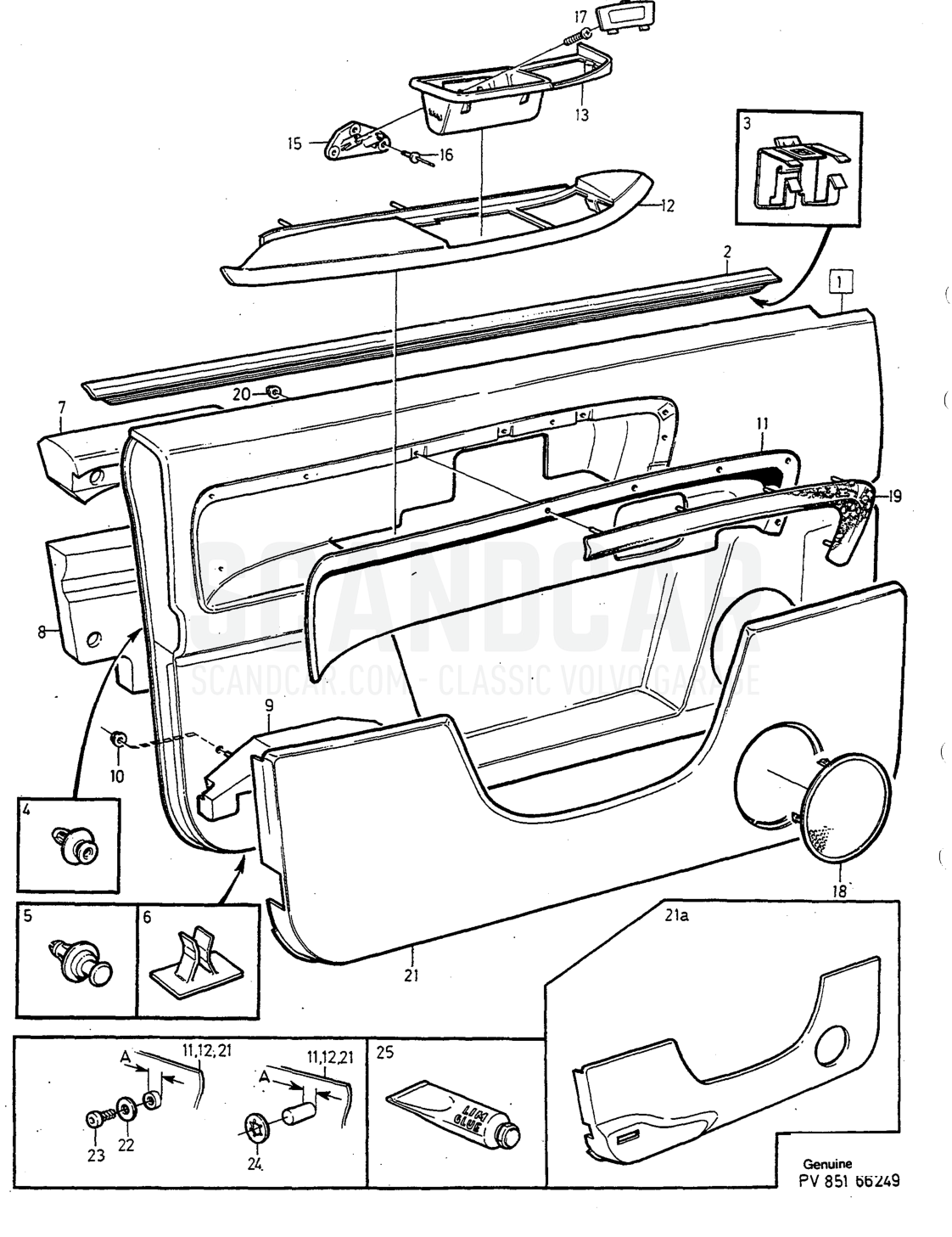 Carrocería e interior, página 1494 - despiece, Volvo serie 940-960 desde 1994