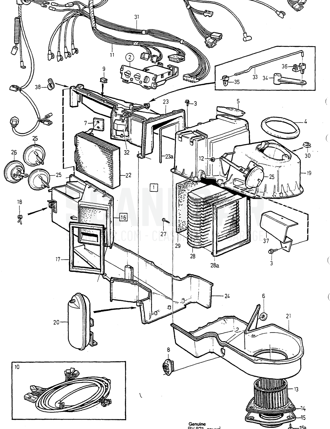 Carrocería e interior, página 1712 - despiece, Volvo serie 940-960 desde 1994