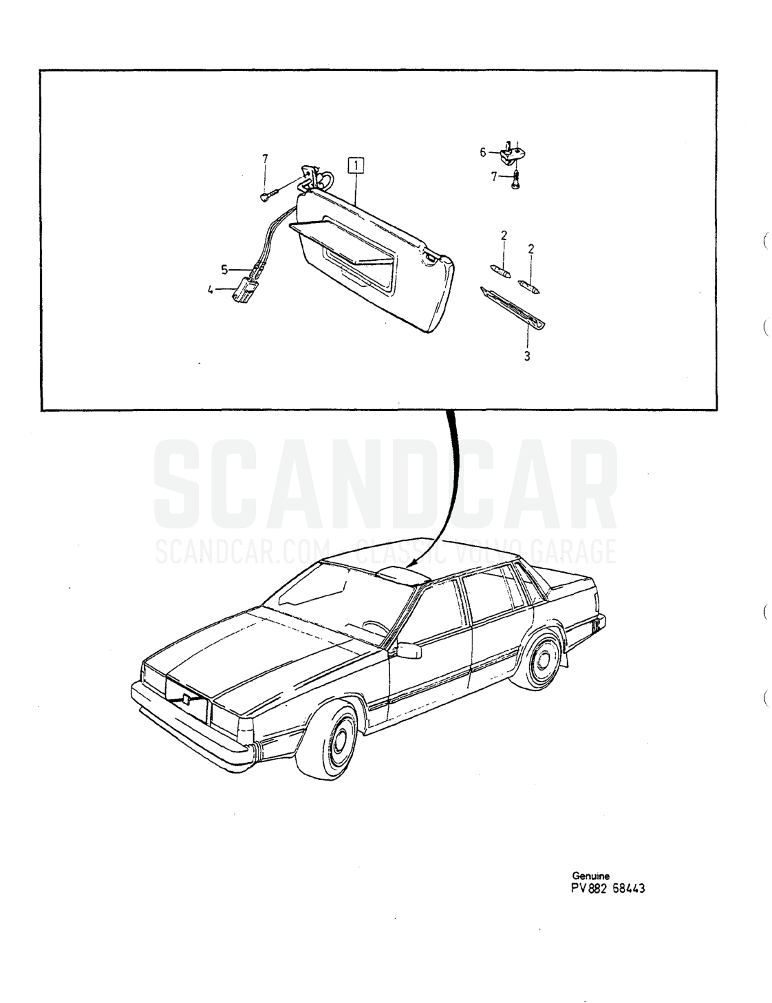 Carrocería e interior, página 1874 - despiece, Volvo serie 940-960 desde 1994