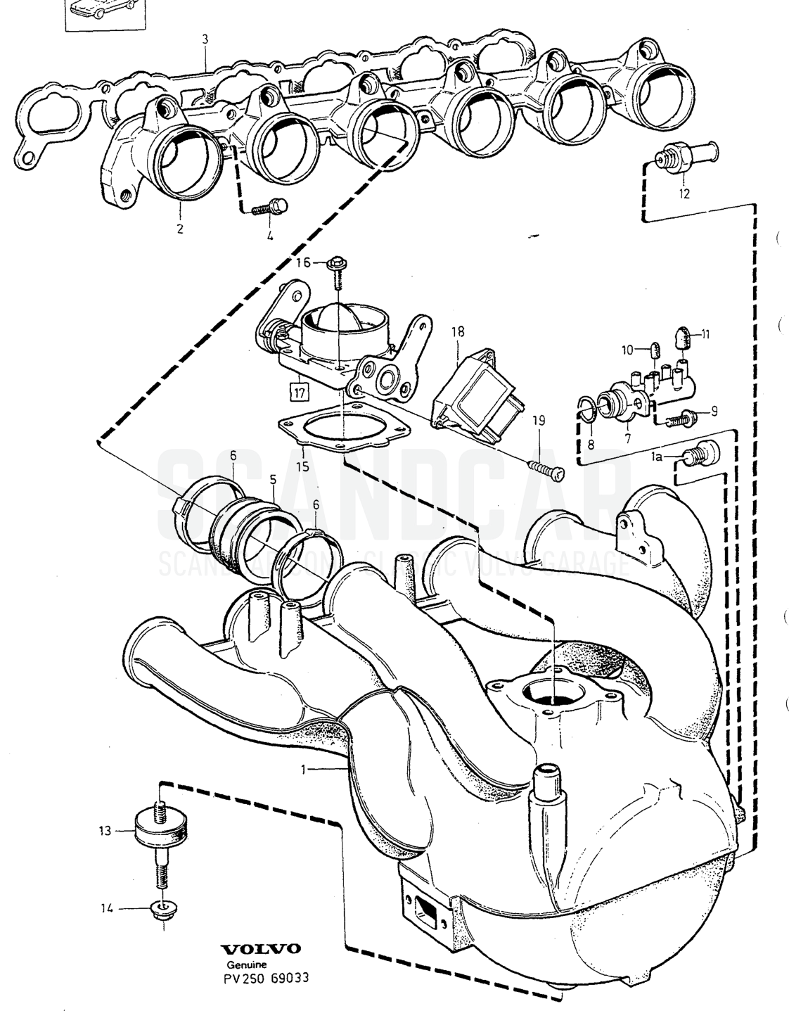 Motor, página 304 - despiece, Volvo serie 940-960 desde 1994