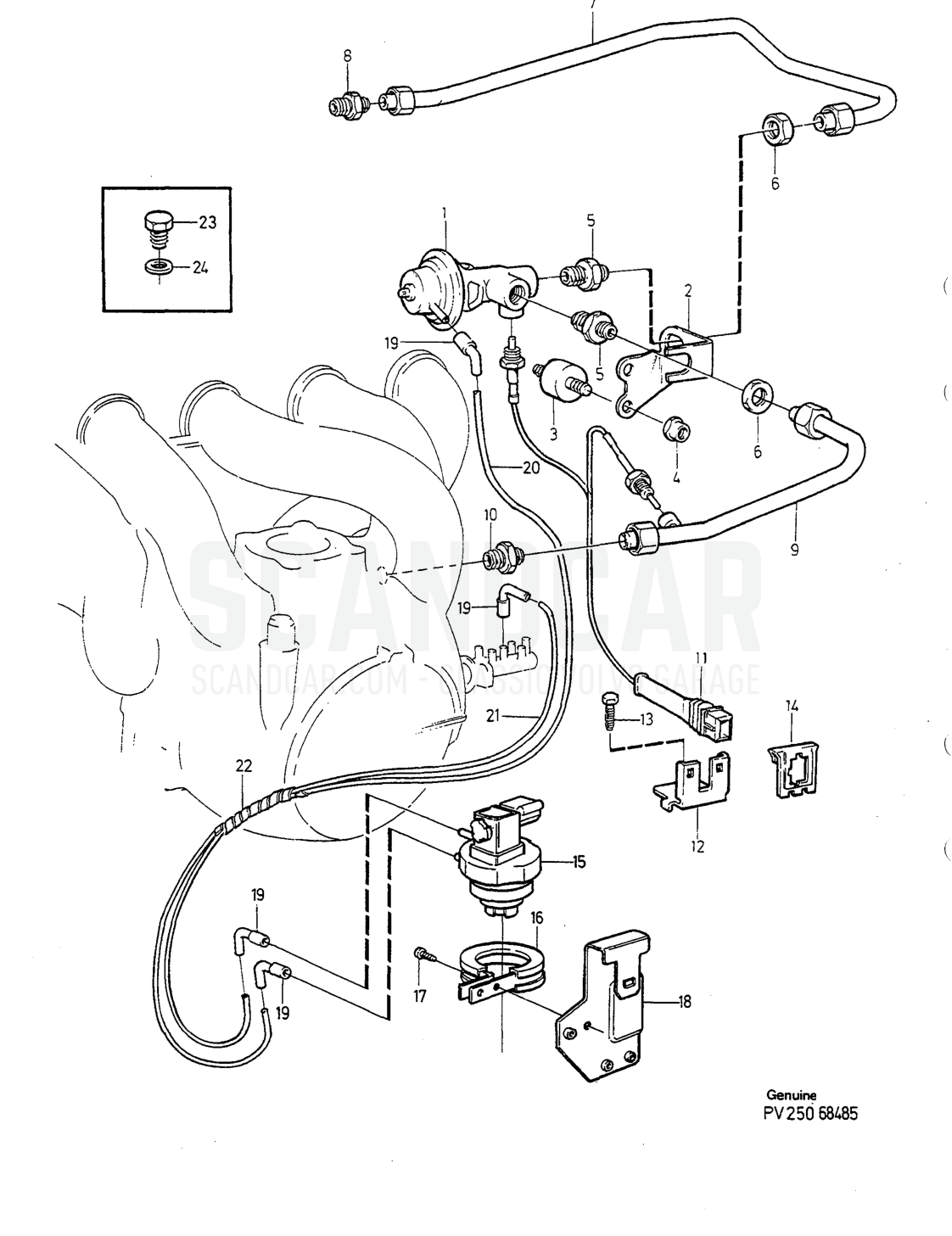Motor, página 334 - despiece, Volvo serie 940-960 desde 1994