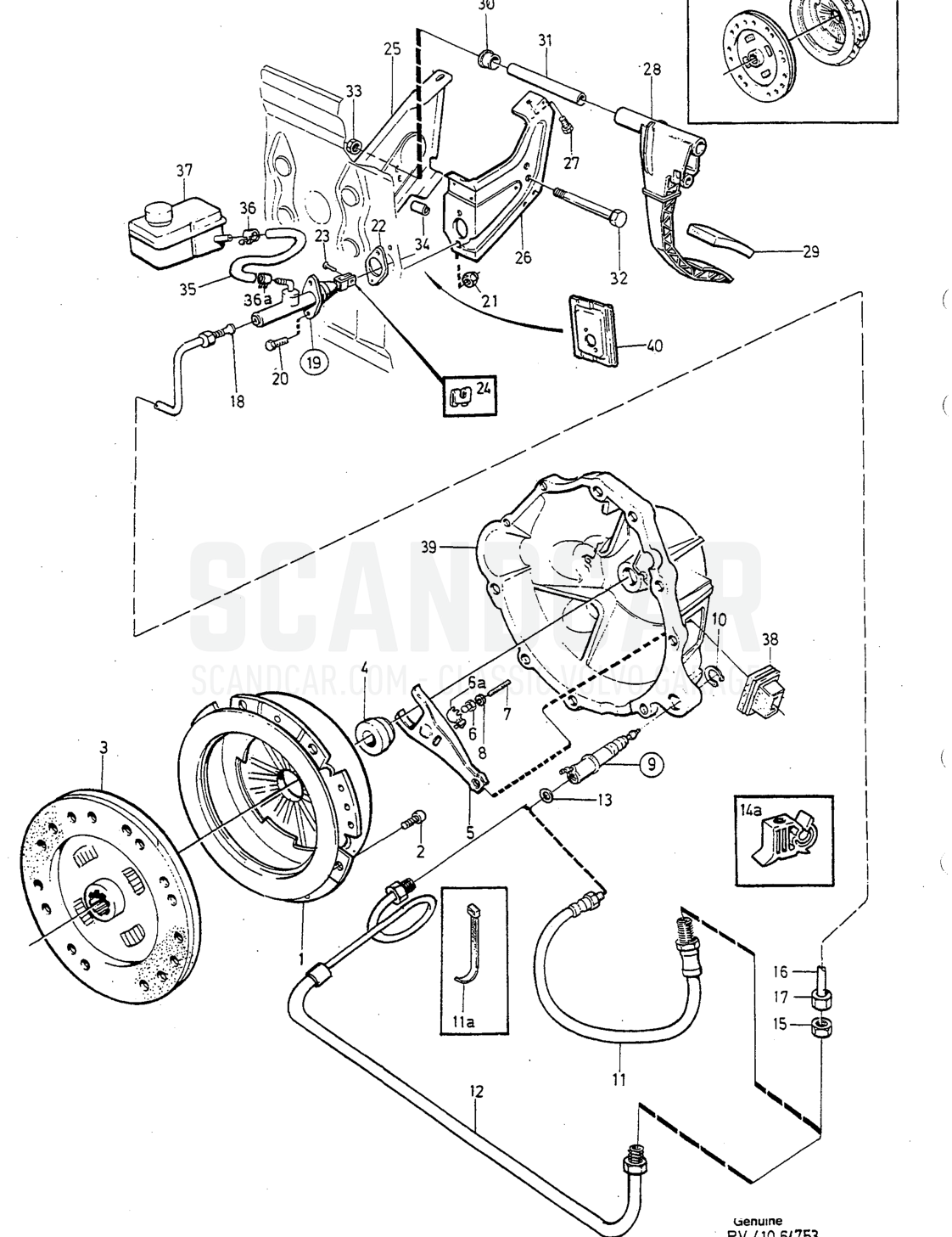 Sistema eléctrico, página 784 - despiece, Volvo serie 940-960 desde 1994