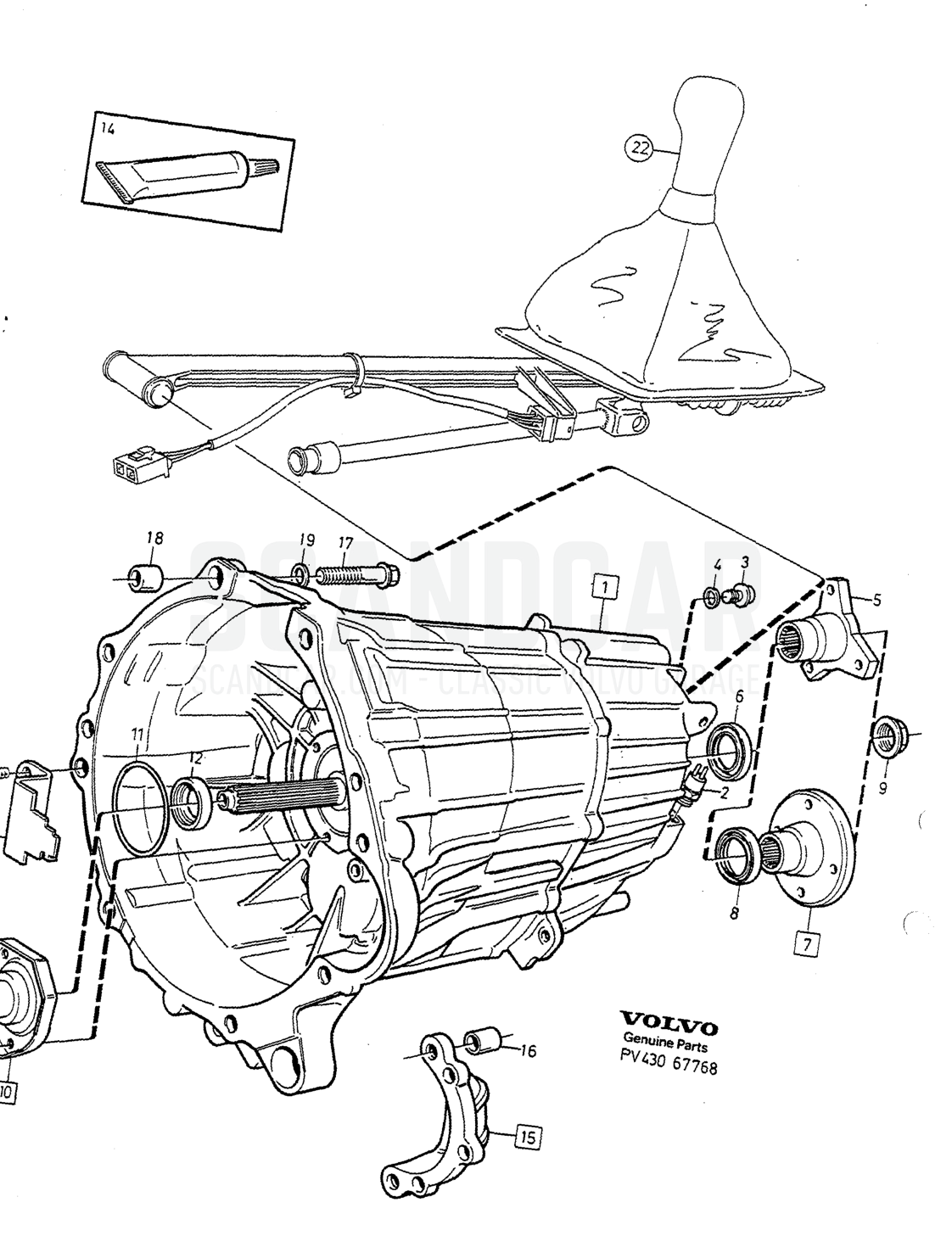 Transmisión, página 812 - despiece, Volvo serie 940-960 desde 1994