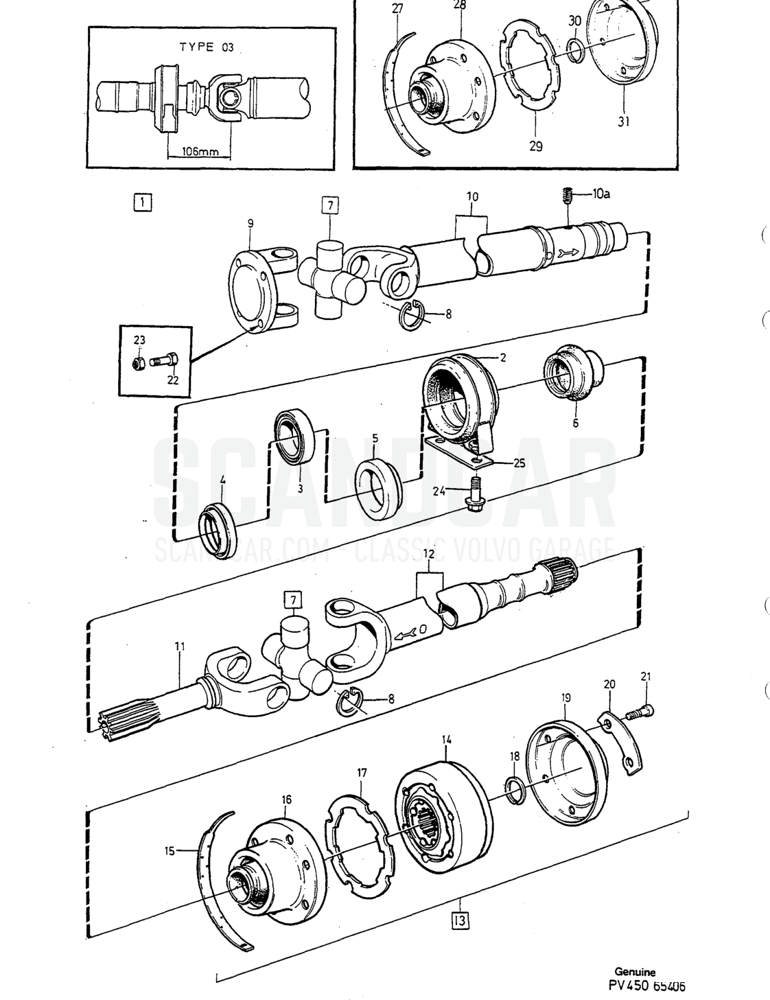 Transmisión, página 982 - despiece, Volvo serie 940-960 desde 1994