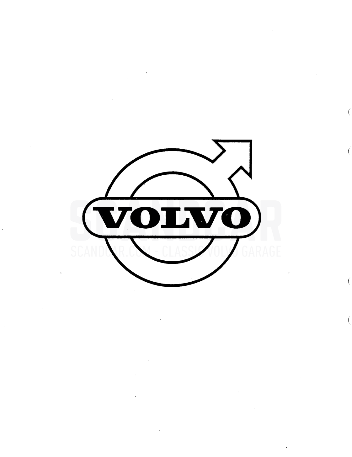 Tools - despiece, Equipamiento diverso, Volvo P1800 S