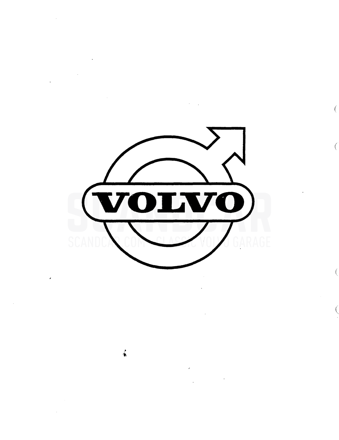 Oil filter, oil cooler - despiece, Motor, Volvo P1800 S