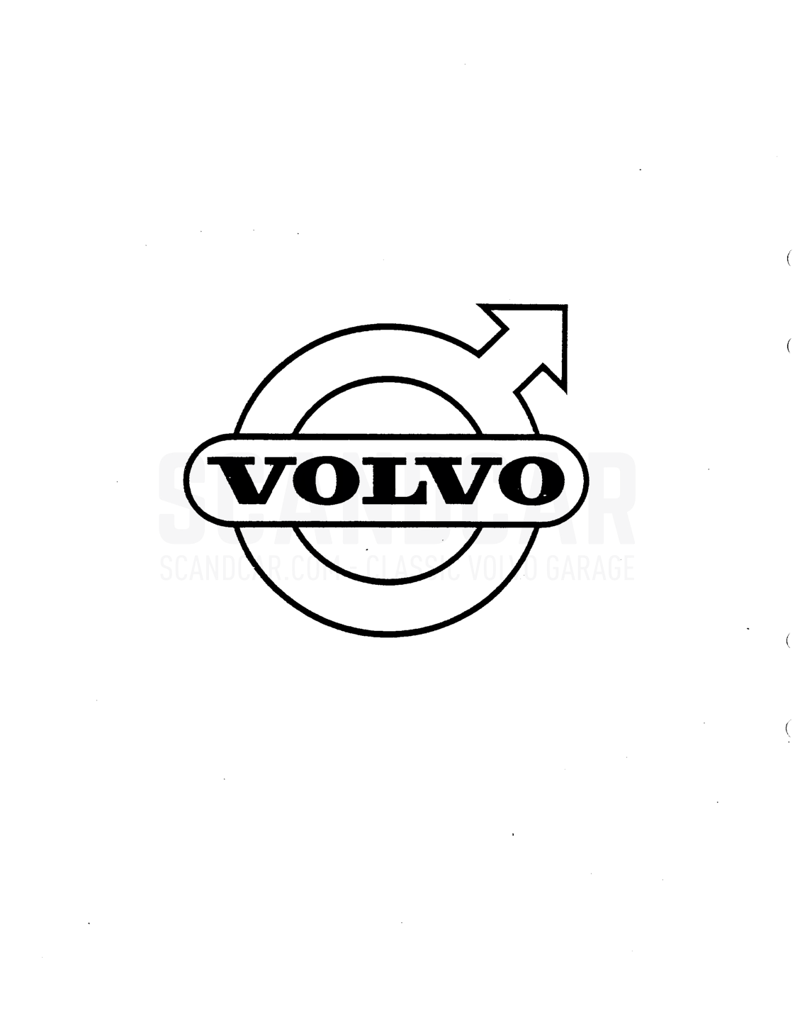 Exhcust system - despiece, Combustible y escape, Volvo P1800 S