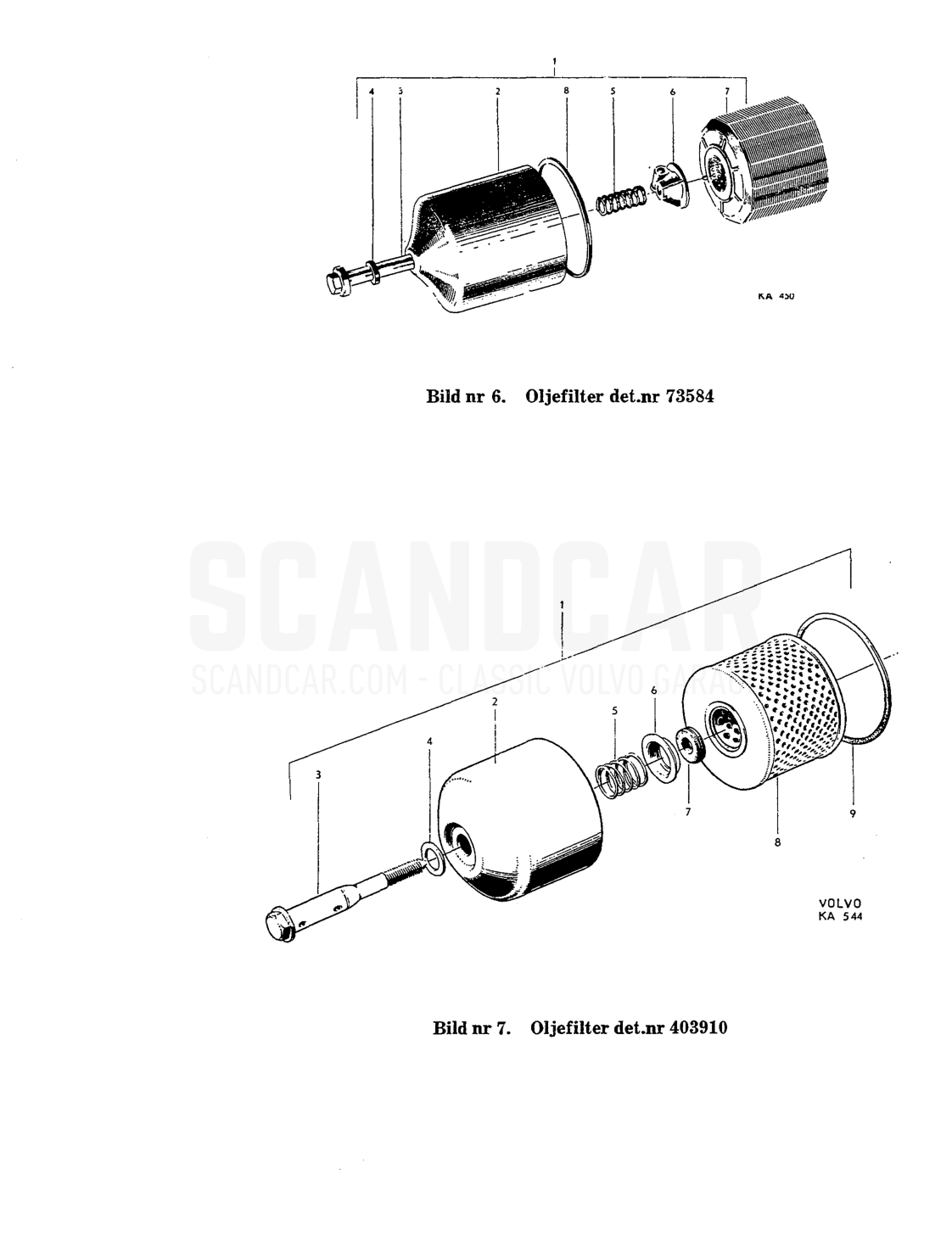 Bakaxel - despiece, Motor, Volvo PV444 A